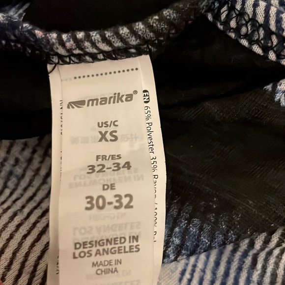 NWT Marika Multicolored Racerback Sports Top - Picture 5 of 5